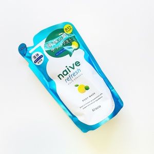 JAPANESE LIMITED EDITION KRACIE NAIVE YUZU MINT GRAPEFRUIT LIME BODY WASH REFILL
